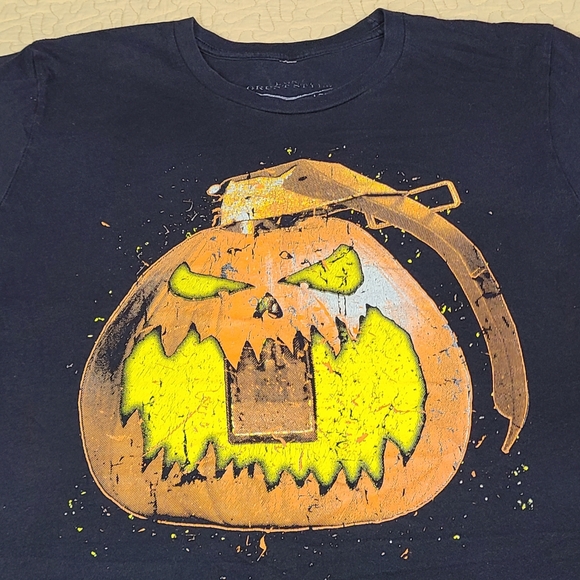 Grunt Style Jack O Nade Halloween pumpkin grenade T shirt size L - Picture 1 of 6